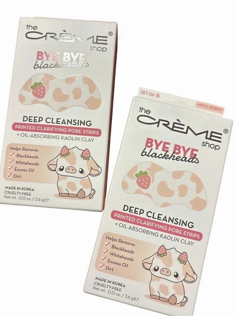 the CREME shop Bye Bye Blackheads Deep Cleansing Clarifying Pore Strips - 12